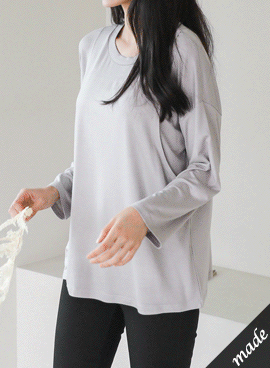 哺乳衣*側邊縫隙設計萊賽爾纖維哺乳T恤